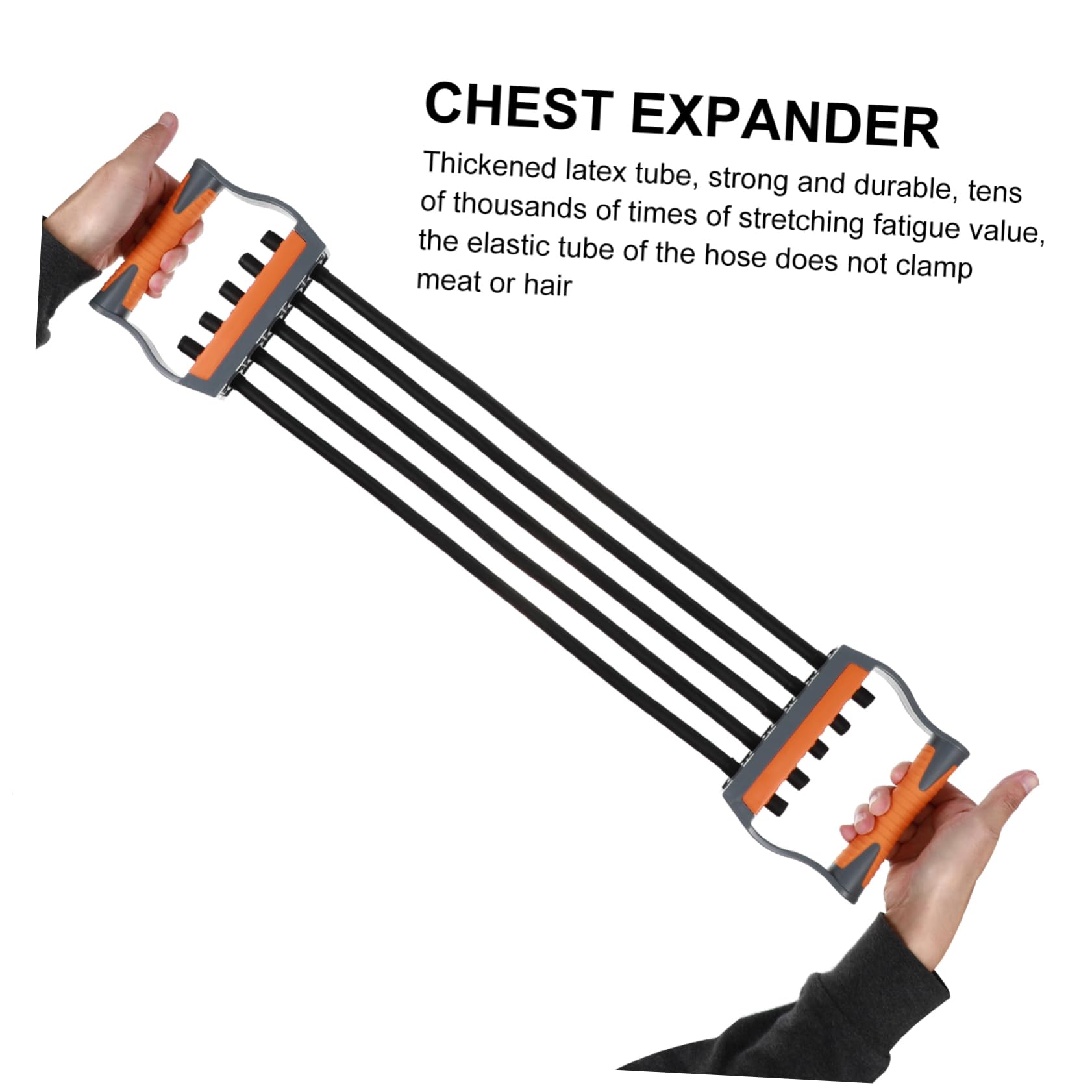 Brustexpander mit 5 Latex Seilen für Muskeltraining, Verstellbar