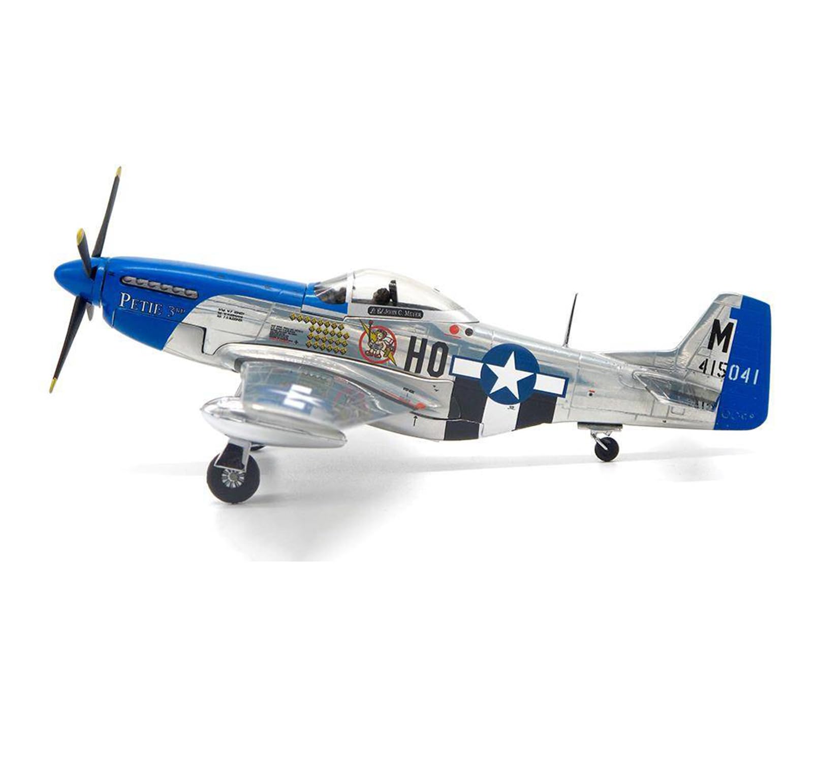 Maquetas de Aviones Kit Plástico, P-51D Mustang IV Fighter Escala 1/48, 8 x 9.3Inchs
