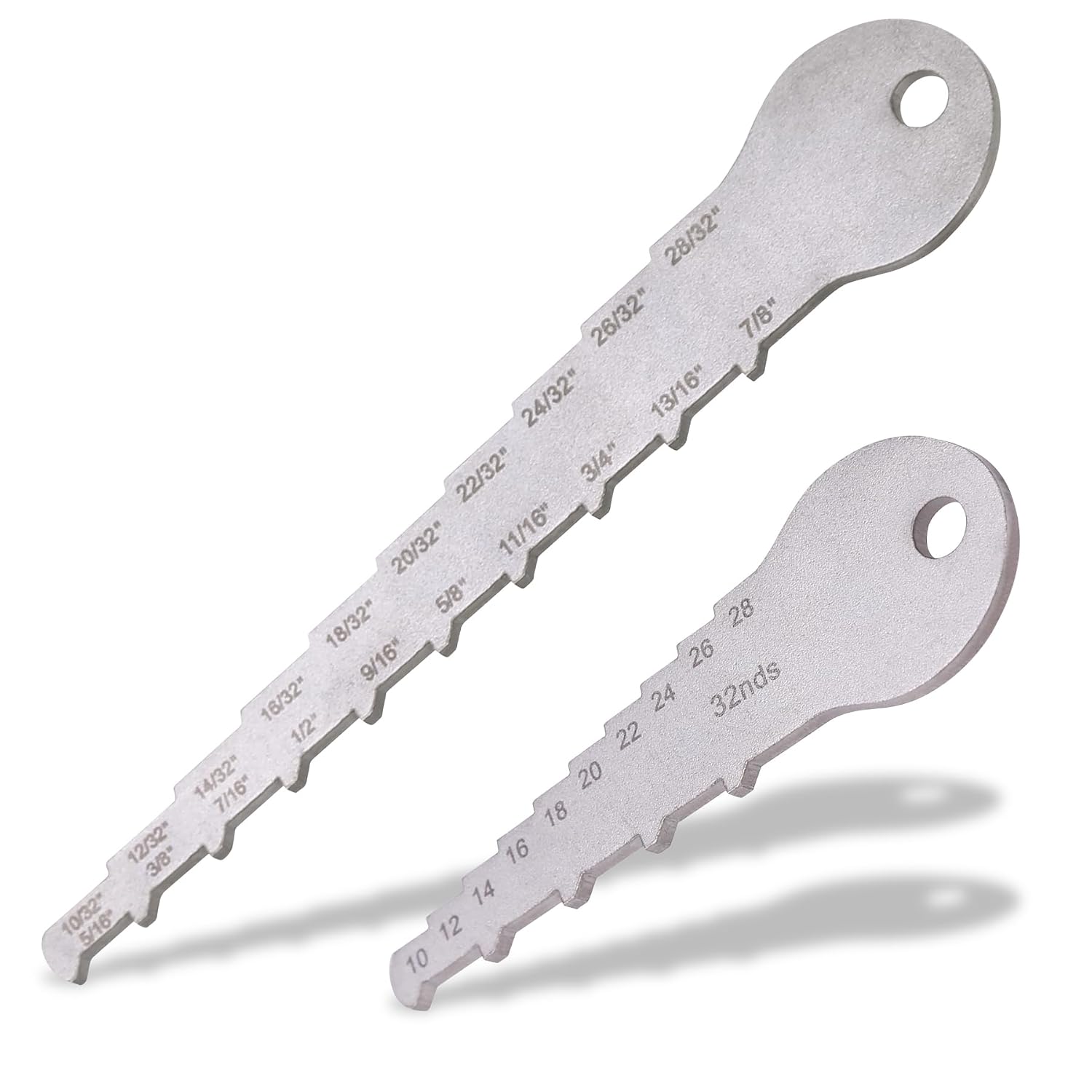 Brake Pad Measuring Tool, 32nds Thickness Gauge, 2 Packs