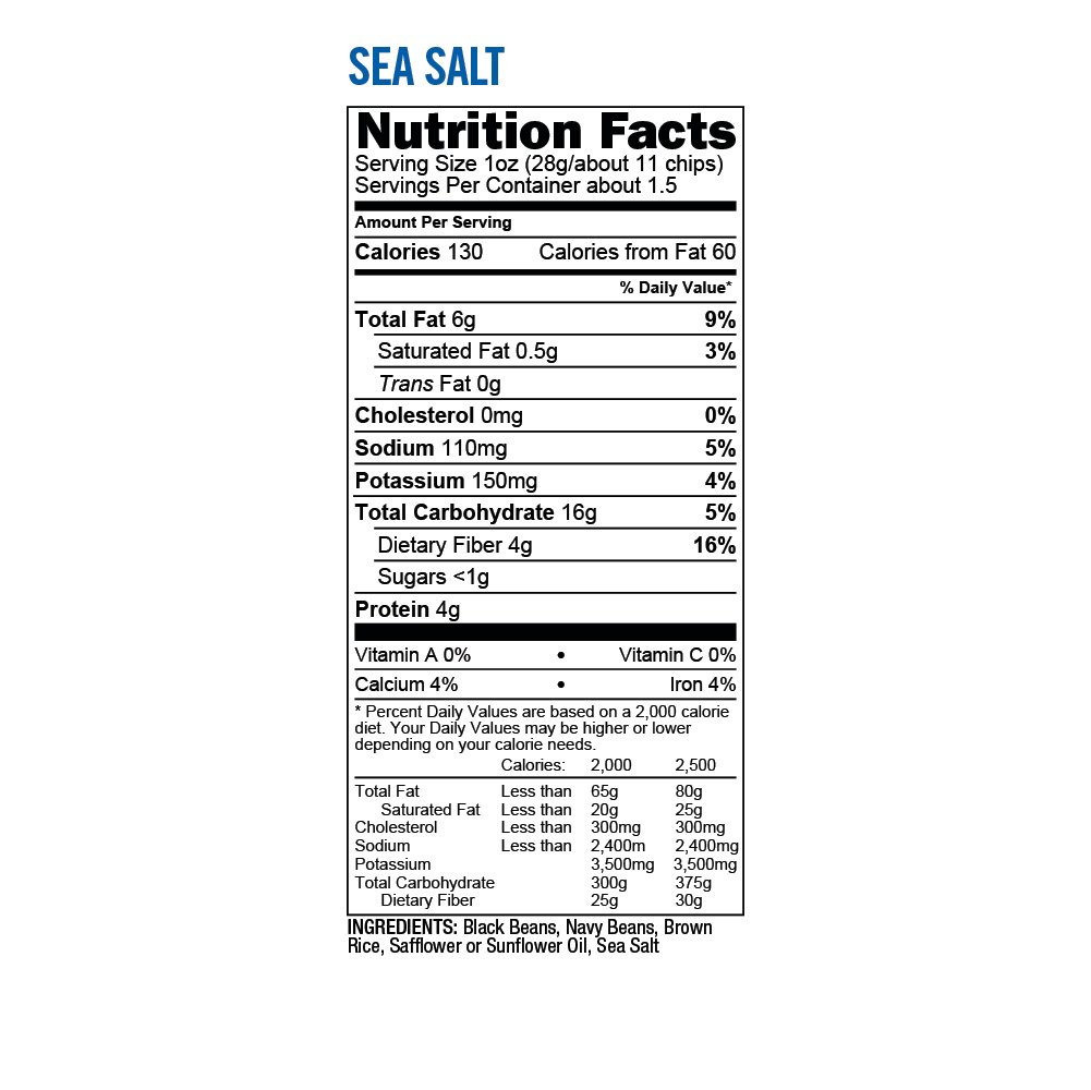 Beanfields Bean Chips, High Protein and Fiber,Gluten Free, Vegan Snack