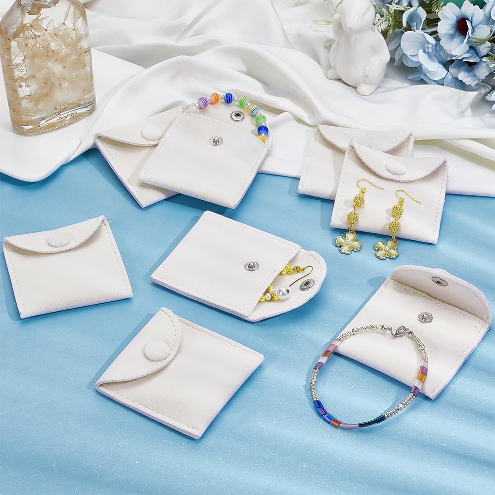 Nbeads 24 Pz Sacchetti Di Gioielli In Velluto Con Bottone A Pressione Borse Per La Conservazione Di Gioielli In Velluto Color Mais Borsa Regalo Di Lusso Per Caramelle