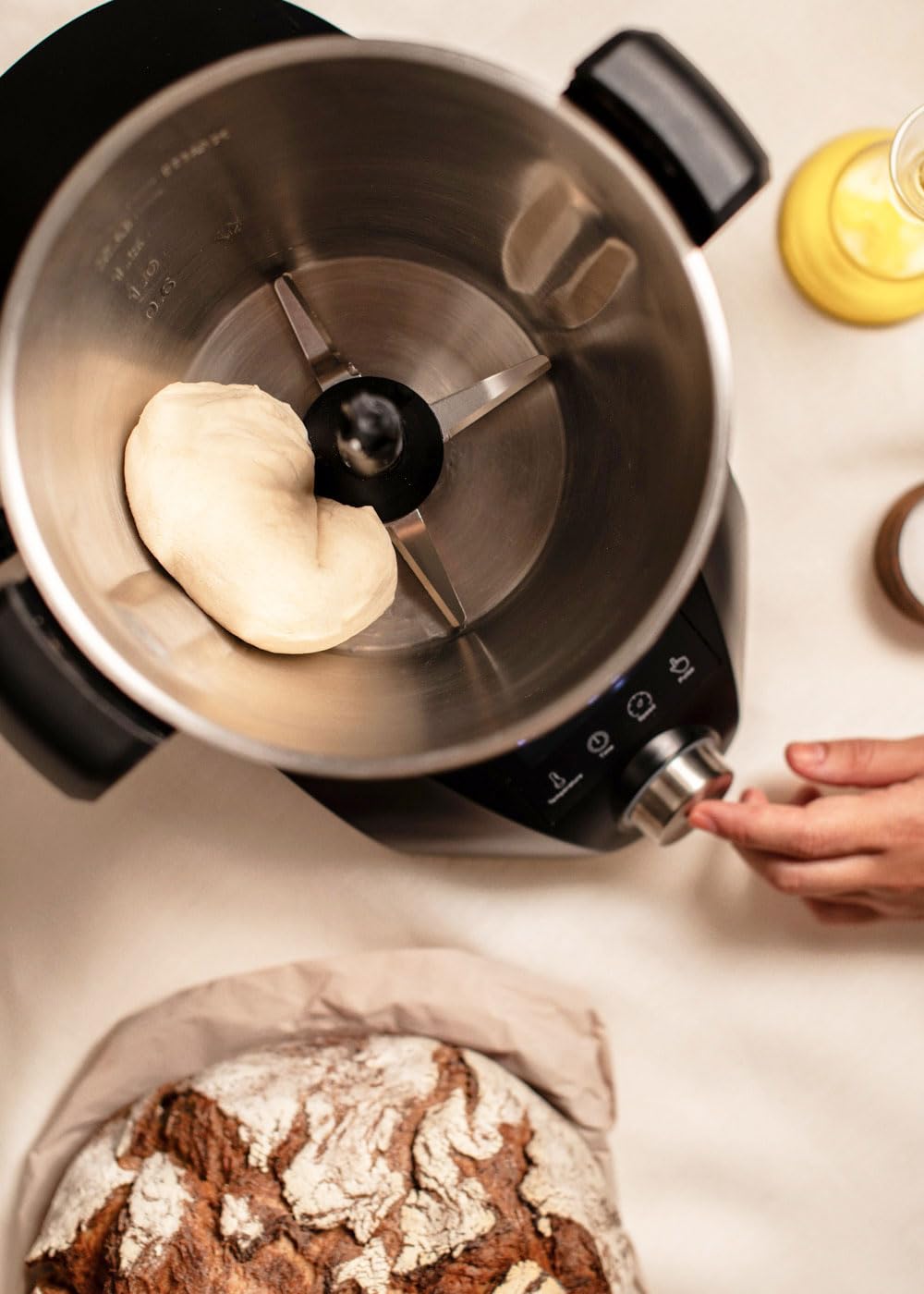 CREATE/CHEFBOT COMPACT CONNECT/Robot de cocina inteligente multifunción con cesta vaporera/Capacidad 3.5l, báscula incorporada, 24 programas automáticos, 10 velocidades + función turbo, 1200W