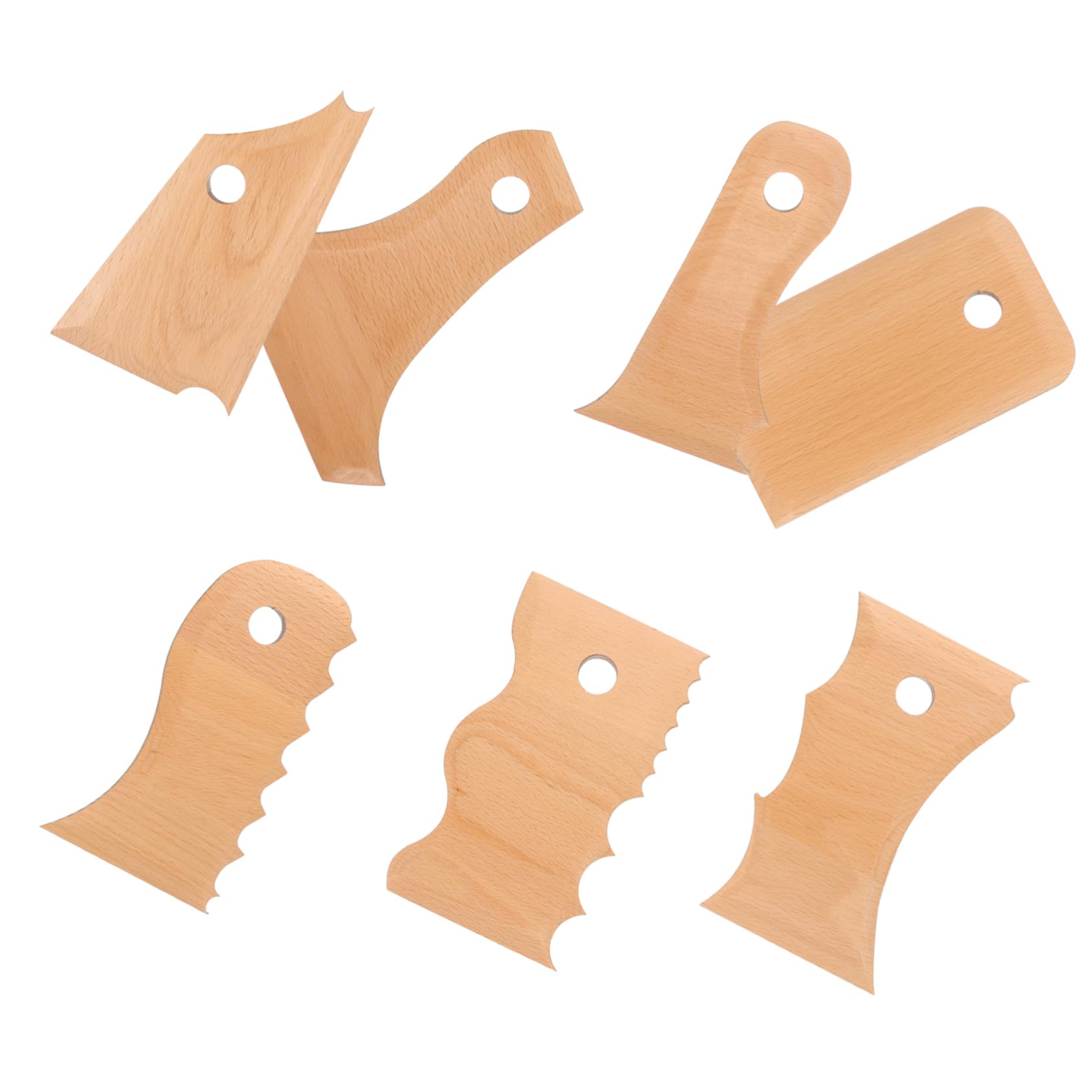 Holibanna 3 Series Herramientas De Alfarería De Madera Para Esculpir Arcilla Cortadores Manuales Ergonómicos Para Principiantes Y Profesionales Modelado Y Decoración De Figuras 7 Piezas*3