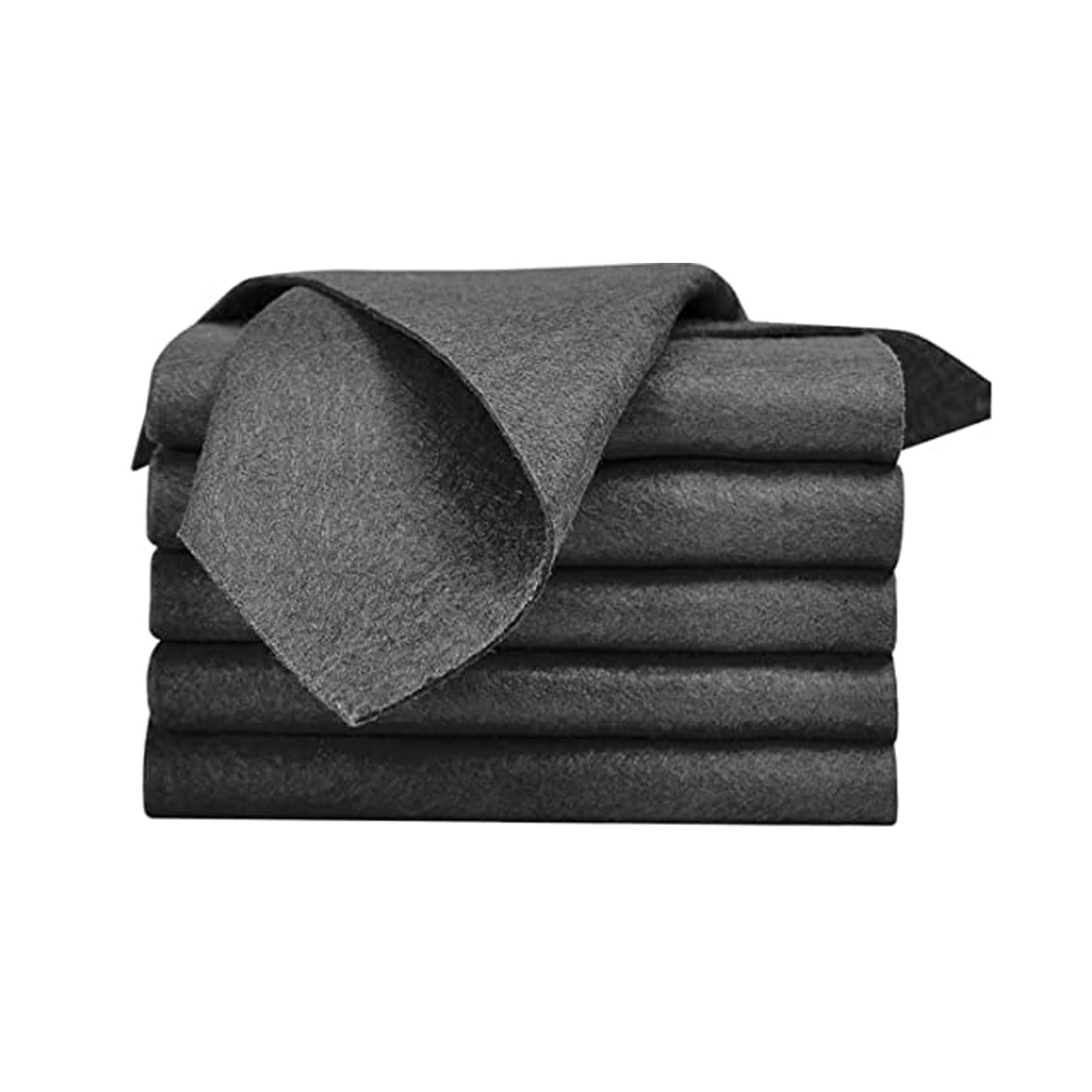 Glimda Black 10Pcs Thickened Magic Cleaning Cloth,Microfiber Cleaning Cloth,All-Purpose Microfiber Towels,Microfiber Glass Cleaning Cloths,Glass Wiping Rags,Streak Free Reusable Microfiber Cleaning Rags