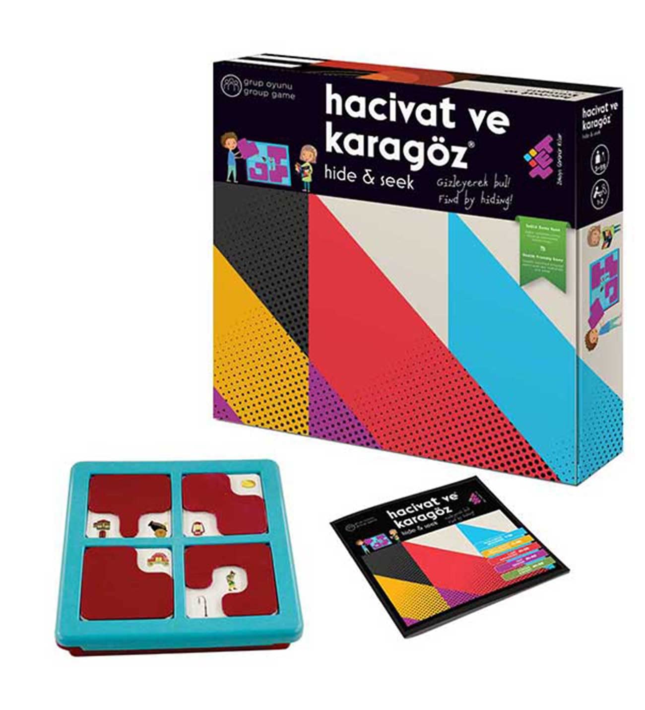 Zet Zeka HACİVAT ve KARAGÖZ Hide & Find Oyunu 3+ Yaş 1+ Oyuncu