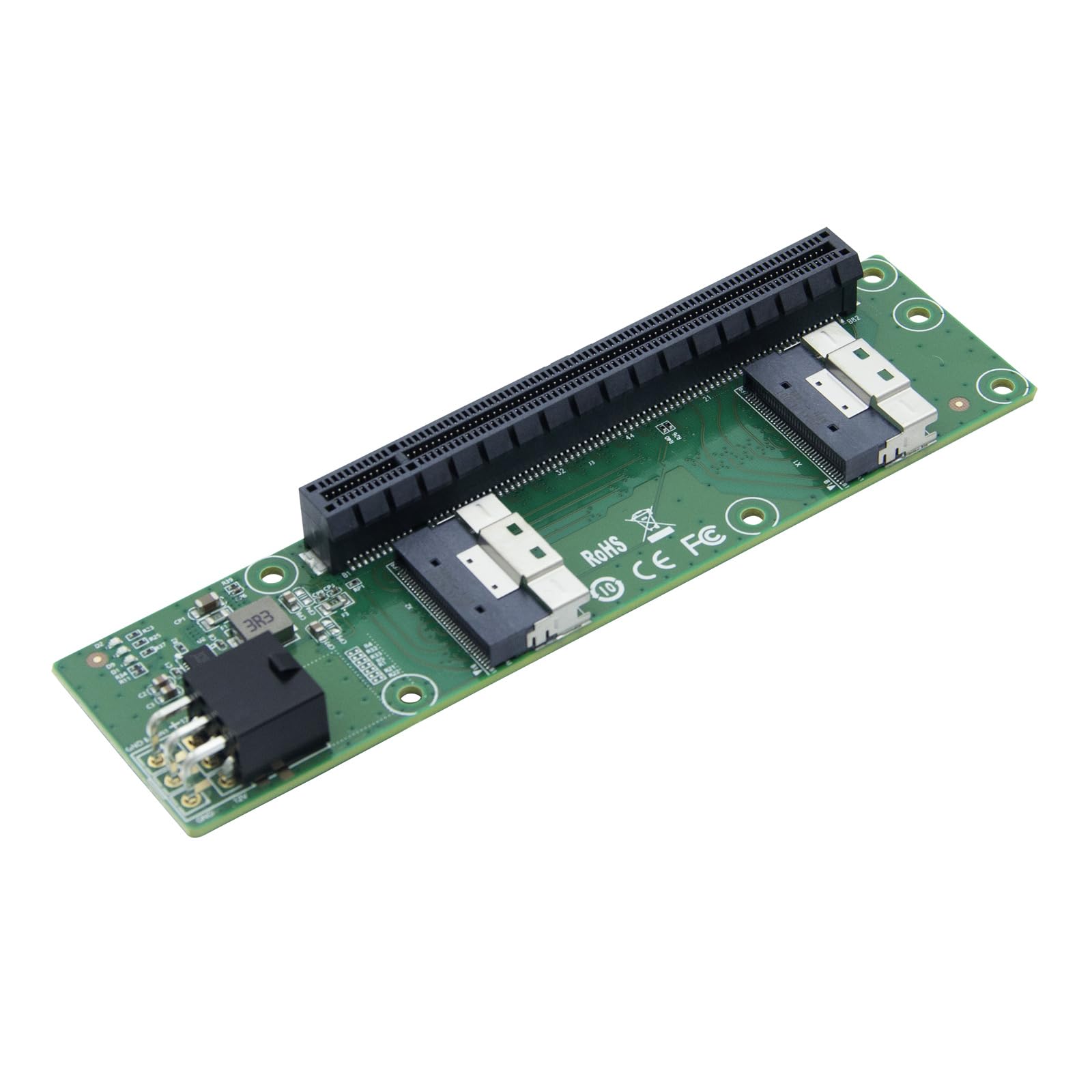 Amazon.com: Dual SlimSAS 8i to PCIe x16 Slot Adapter, GEN4 PCIe4.0