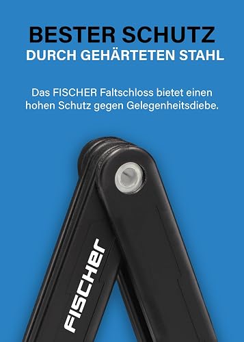 Fischer Folding Lock with Holder, One size, 85852 - 4