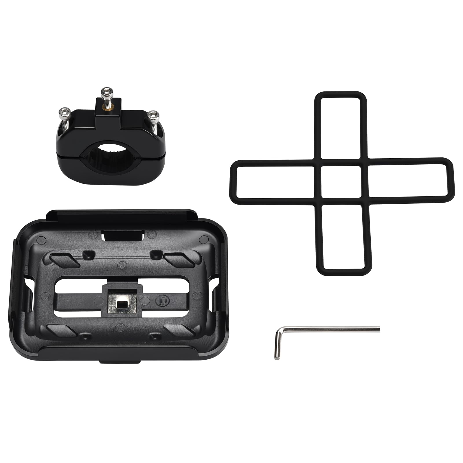 Supporto da bicicletta per JBL GO 5, Portatile Altoparlante Regolabile Staffa, per Bicicletta Manubrio/Adattatore Tubo