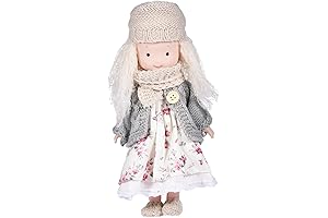 Handmade Waldorf Doll Plush Baby Doll Waldorf Astoria  for Girls