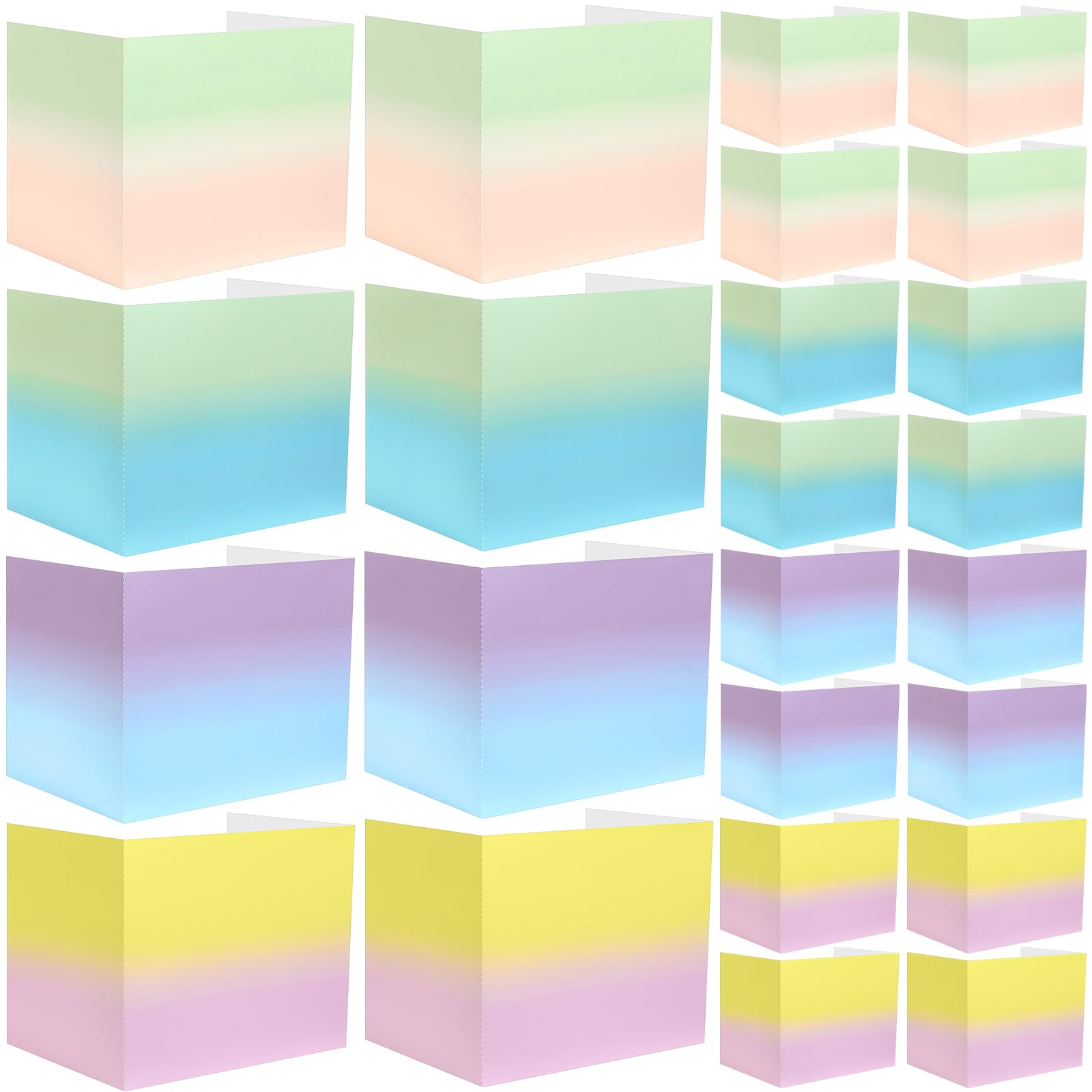 SATINIOR 24 Pcs Privacy Folders for Students, Desk Dividers for Classroom Testing, Student Privacy Boards Classroom Must Have, 12 Colors Study Panel