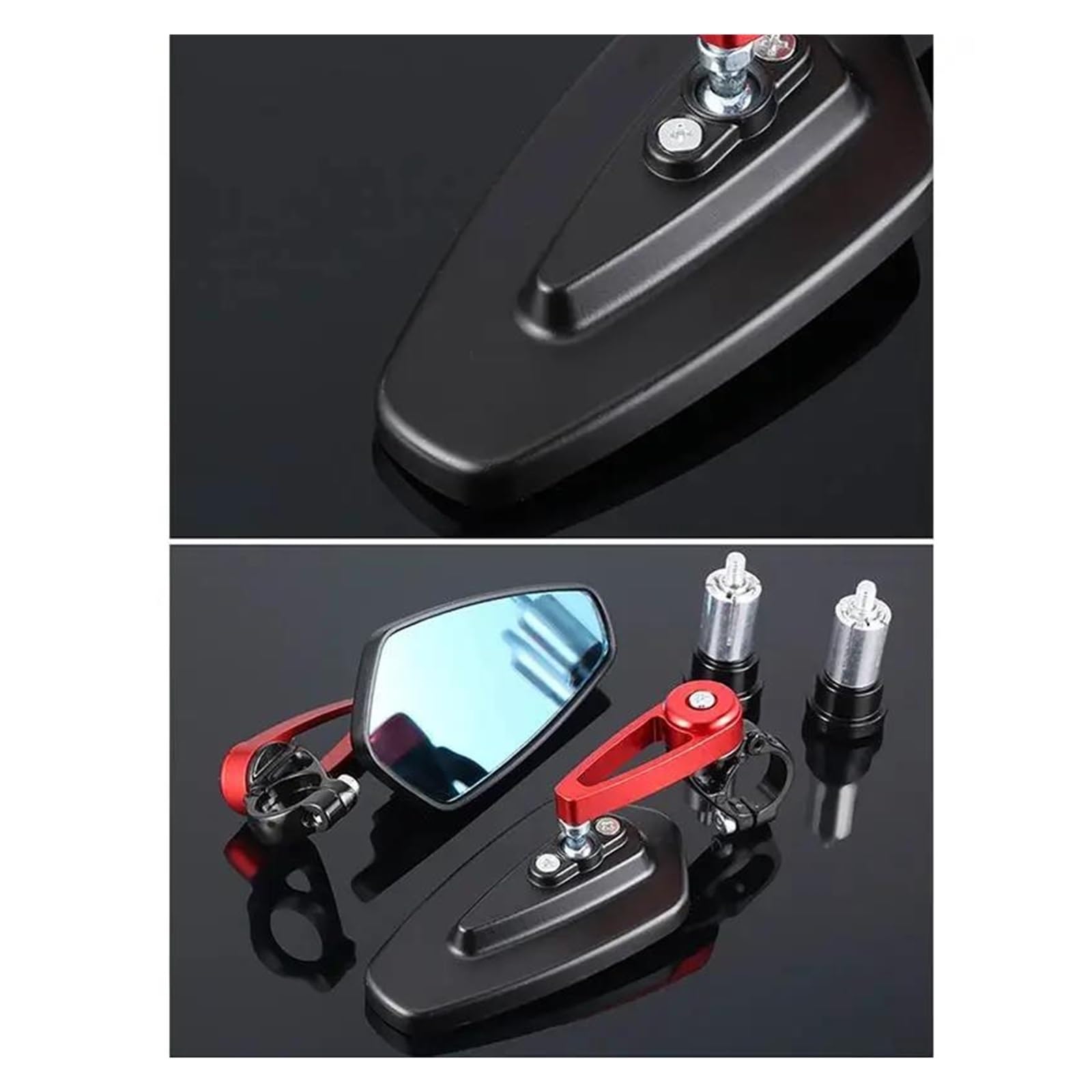 składane lusterka wsteczne Do Z800 Ex650 Do Vulcan 900 Er5 Do Kle 500 Do Vulcan 800 Do 300 Lusterko motocyklowe 22 mm Lusterka boczne na kierownicę(1)