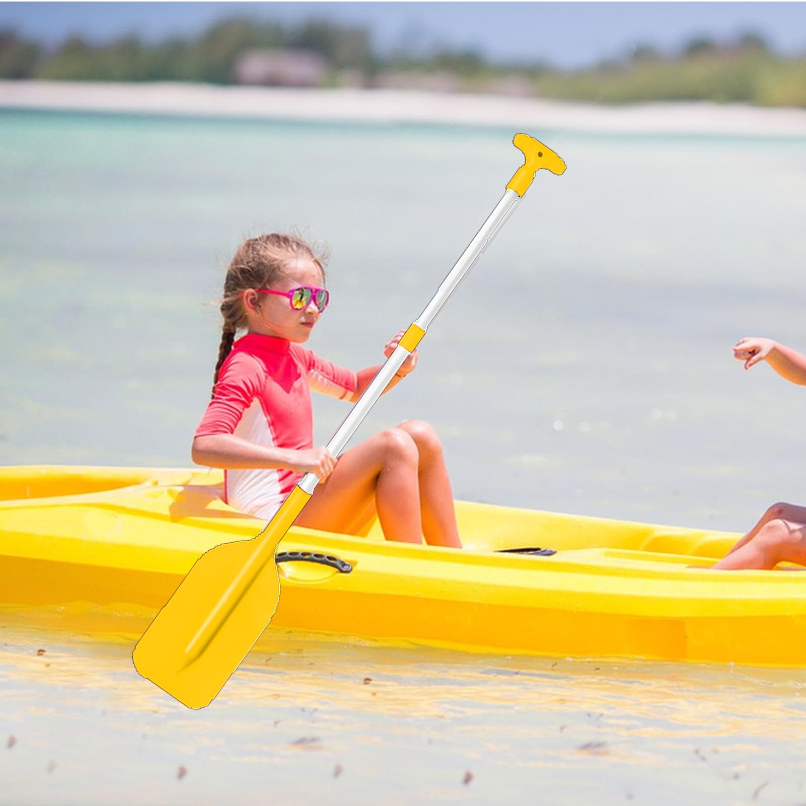 Paddel Für Boote | Teleskopierbares Kinderpaddel Für Boote,Outdoor Sicherheitsausrüstung Aus Aluminiumlegierung Für Wassersport, Teens Anfänger Schüler Kajak