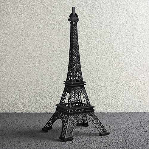 Hosley Set Of 2 Tabletop Iron Eiffel Tower 15" Tall & Hosley Set Of 2 Modern Art Large Brown Wall Sconces With Clear Glass Tea Light Candle Holders 9 Inches Classic Design Hand Made By Artisans Great #TOP4
