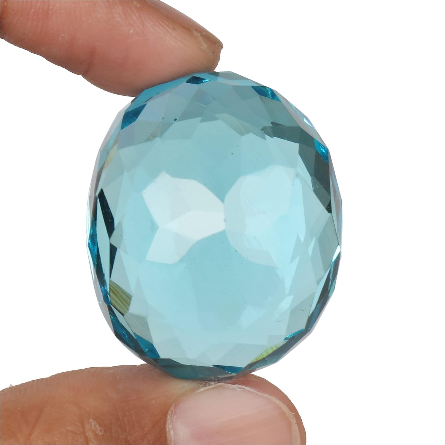 GEMHUB Loose Gemstone Beads for Bracelets Oval Shape Stones for Jewelry Making
