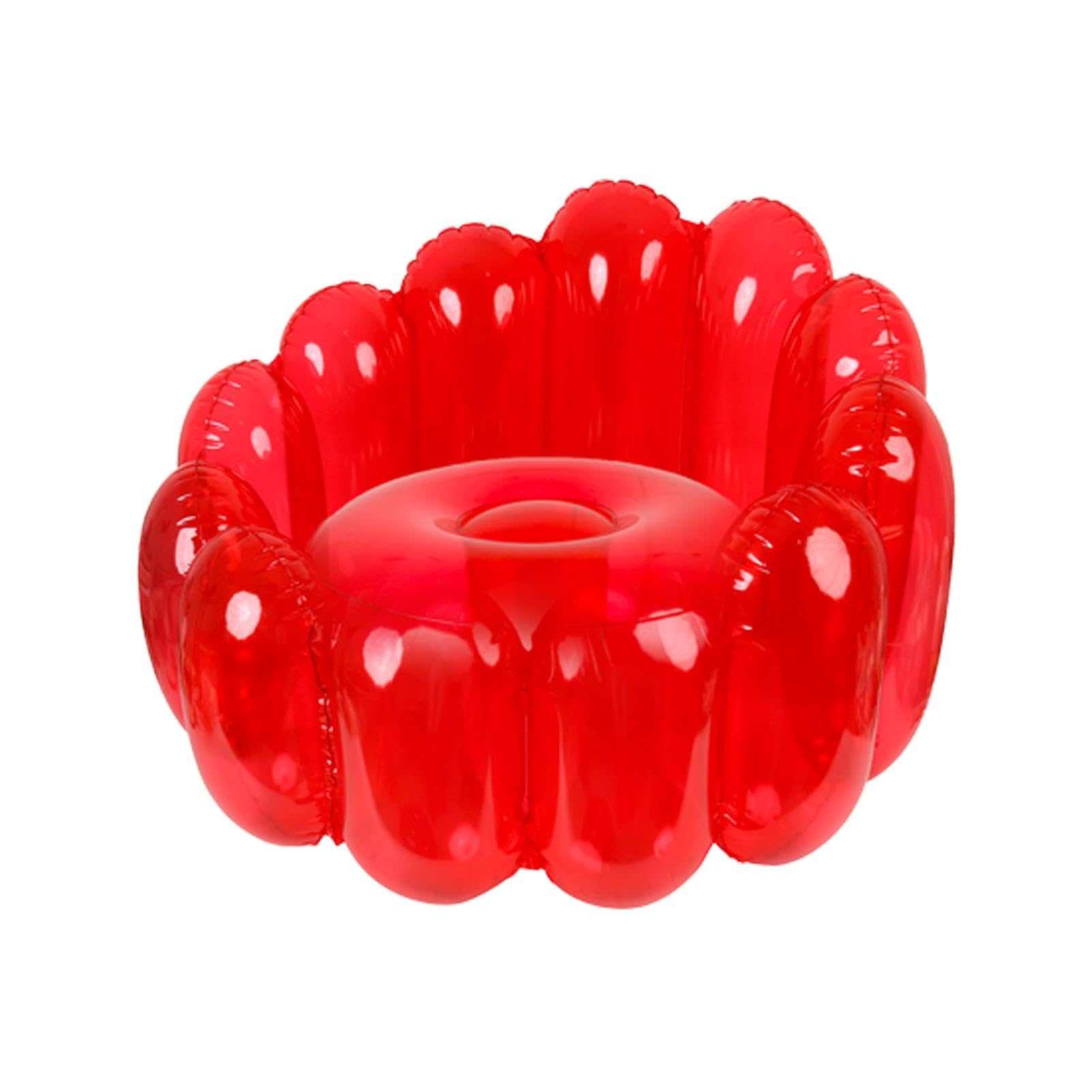 Sofá inflable y puf cómodo para juegos en el salón y descanso