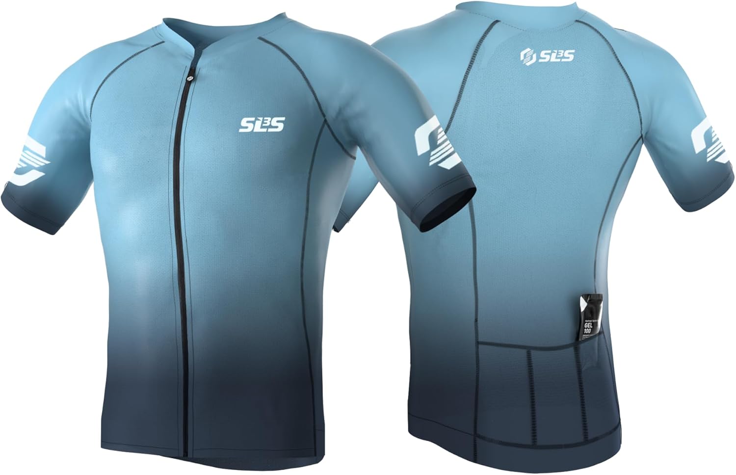 SLS3 Bike Jersey for Men Cycling – Men's Cycling Jersey Short Sleeve – Lightweight Road Bike Shirts