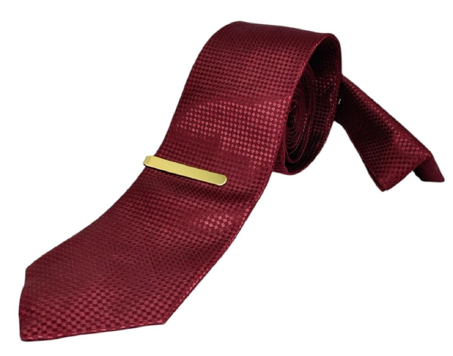 zitti Complete Look: Italian Silk Matching Tie (2.75" Broad) and Pocket Square (10x10) Combo | Includes Golden Brass Tie Pin | Premium Men's Formal Wear Set TP-8-picture-12