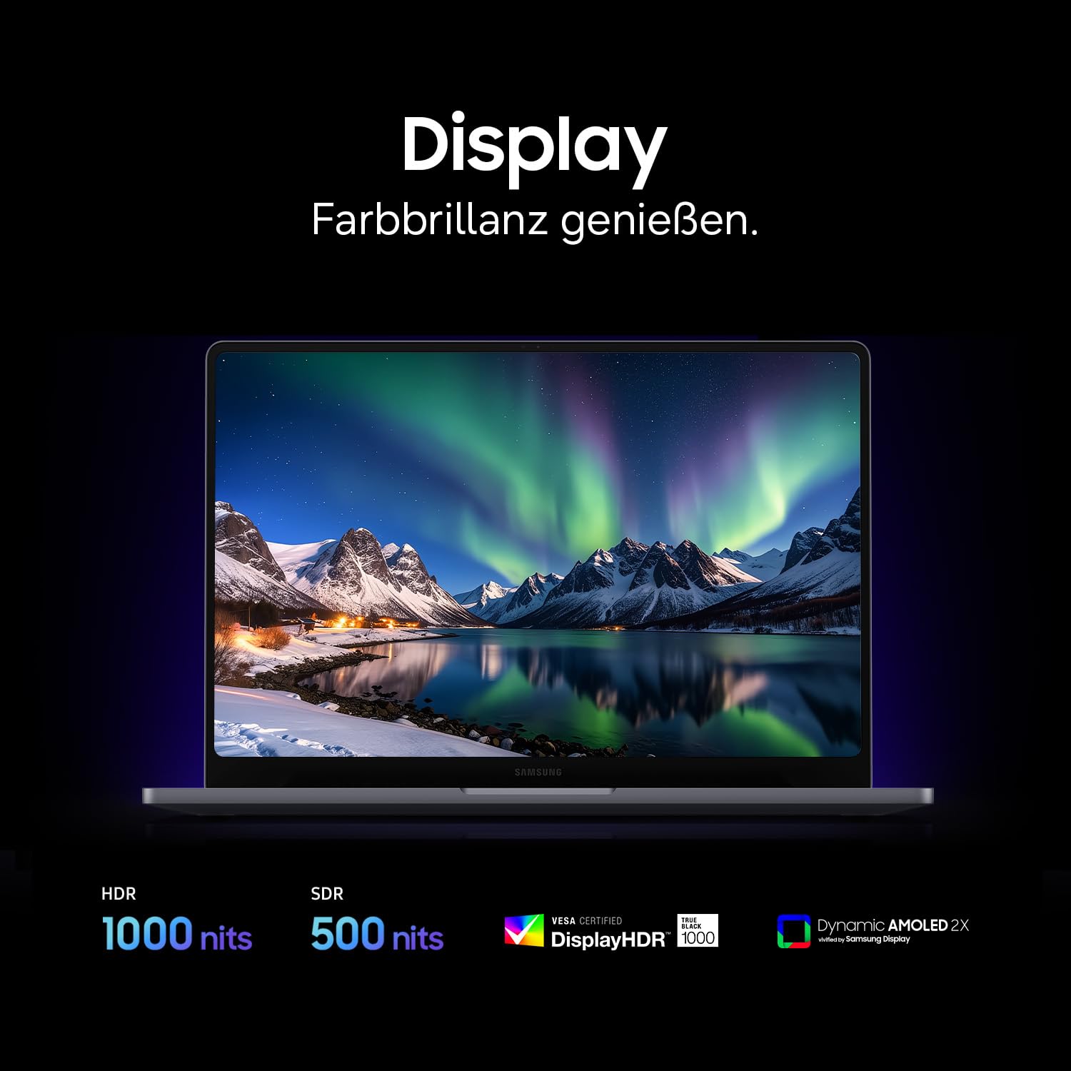 Samsung Galaxy Book6 Ultra 16 Zoll – AI Laptop mit Intel Core 7 Prozessor, 32 GB RAM, 512 GB SSD, NVIDIA RTX 5060, Touchscreen Display, Gray, 3 Jahre Herstellergarantie [Exklusiv bei Amazon]