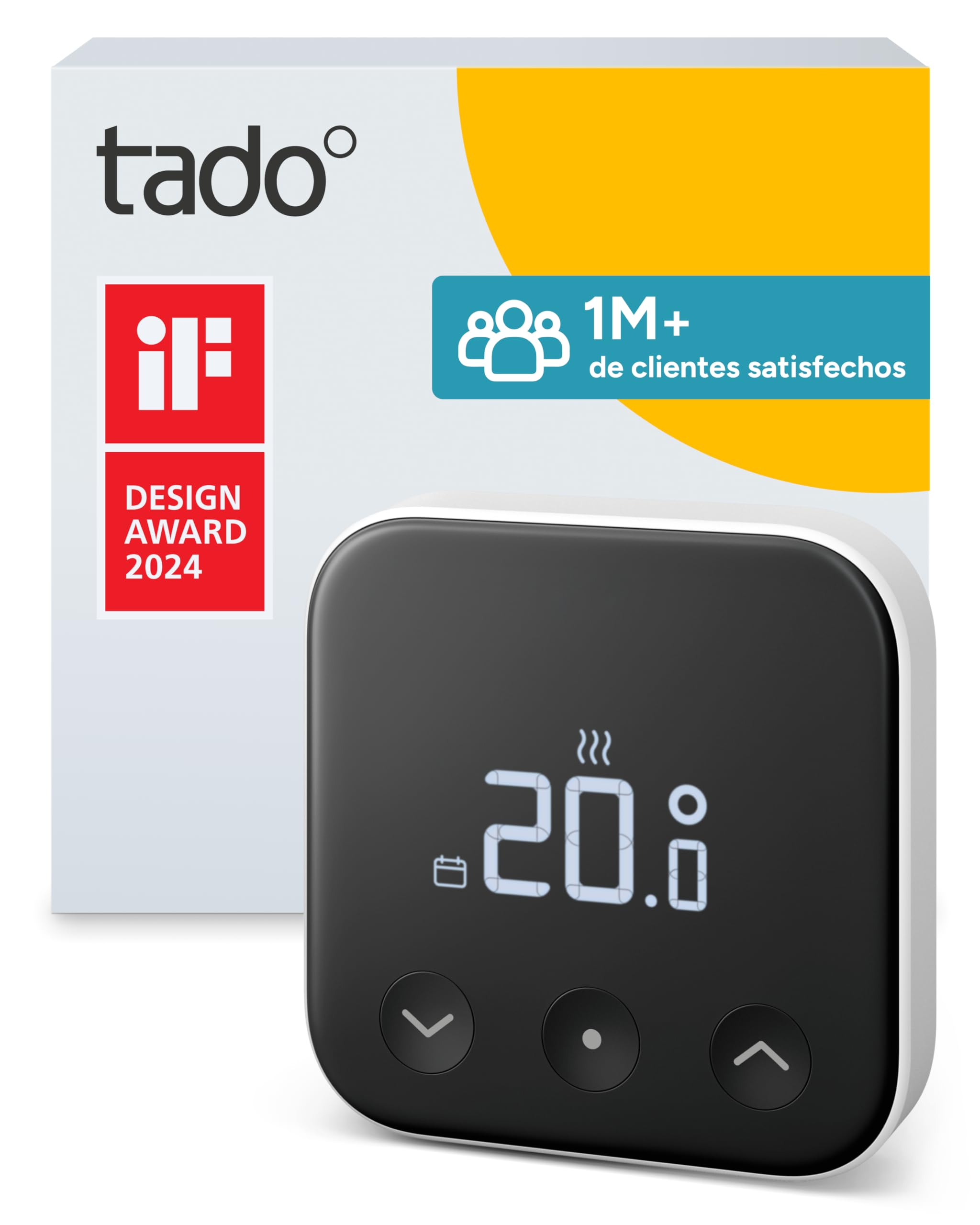 tado ° X Smart Thermostat, Wired Ambient Thermostat, App Control & Smart Speaker (Alexa, Siri, Google Assistant), Easy Installation