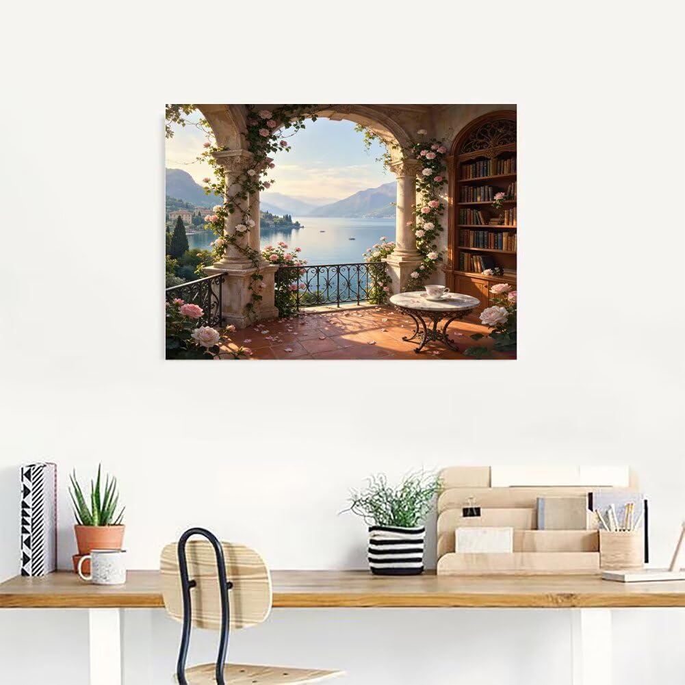 Diamond Painting Adulti Terrazza Diamond Painting Kit 135x100cm 9-Q8846