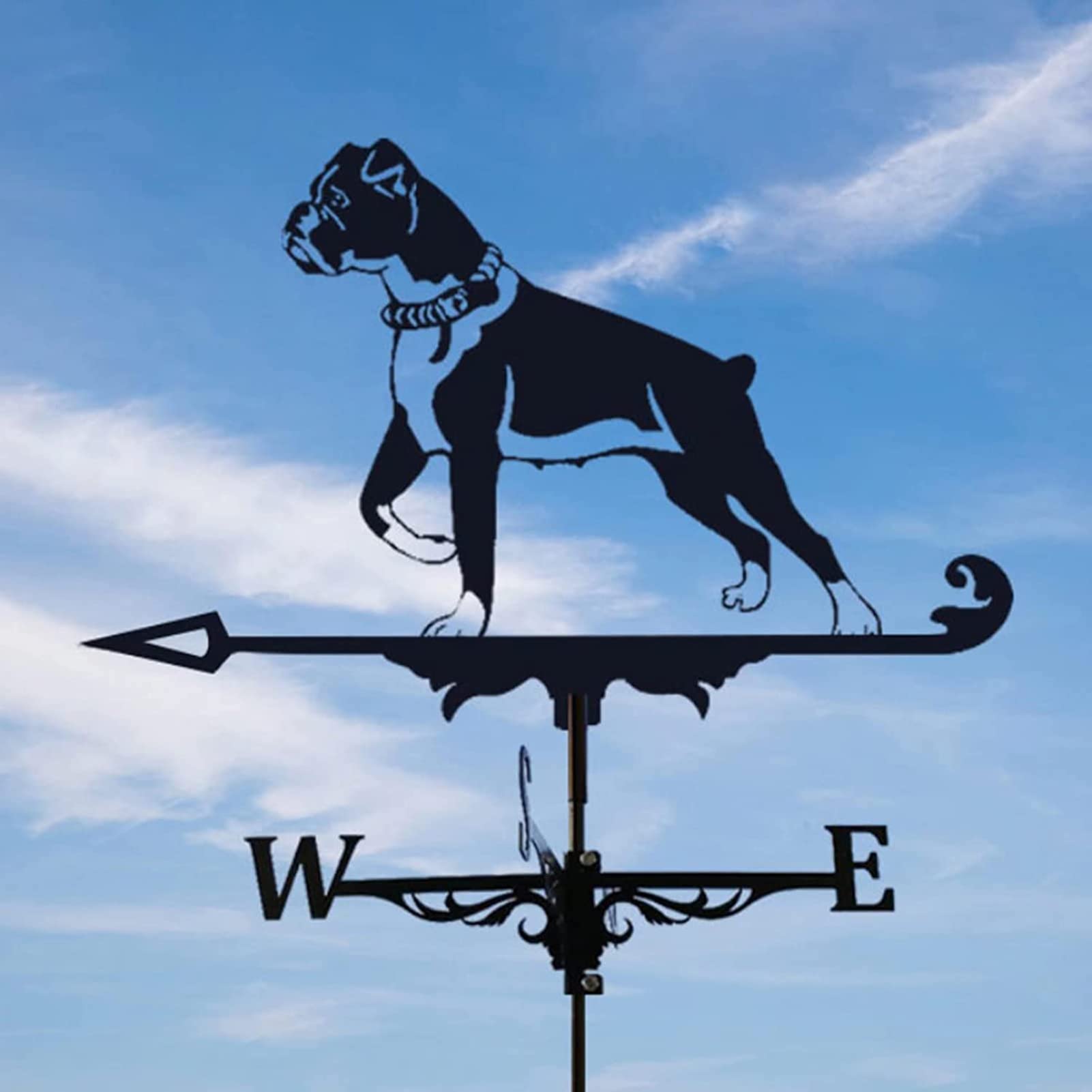 TAXXII Metal Rooster Weathervane Roof Decoration Weather Vane Wind Wheel Garden Stake with Chicken Ornament Direction Indicator Kit