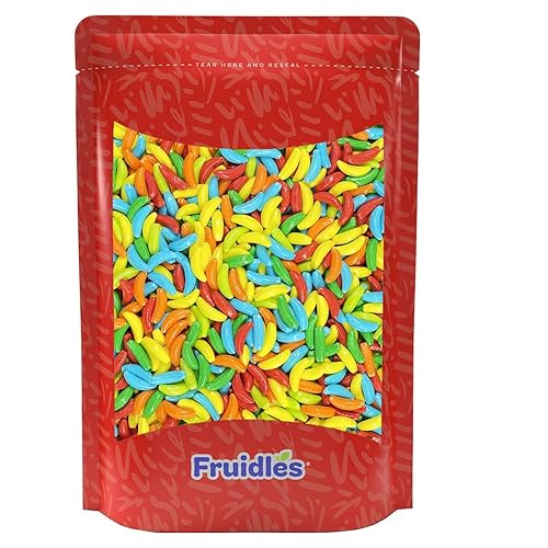 Miniatura 3 de Bananarama Banana Candy Runts, golosinas duras, certificado Kosher, bolsa de fiesta de tamaño familiar (Multicolor Banana Runts, 1 libra)