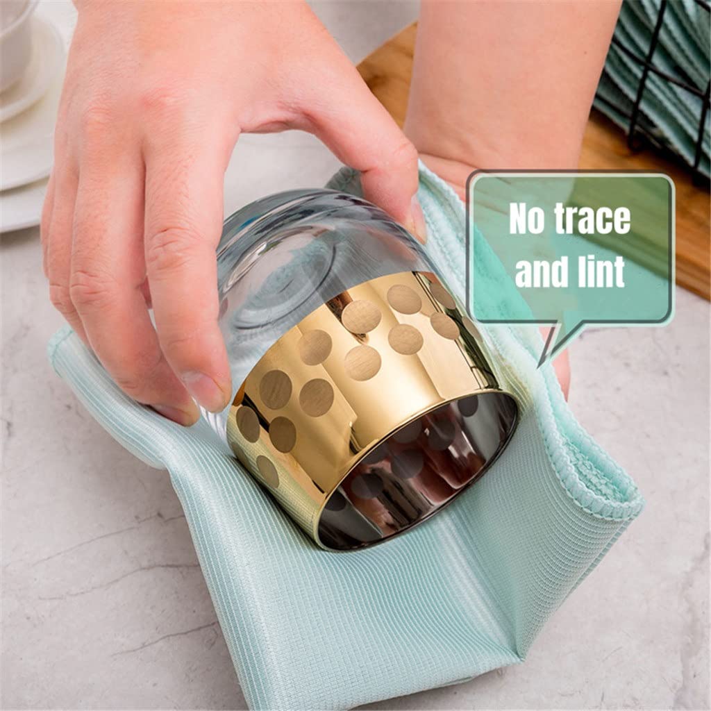 Paño de Limpieza de Microfibra 5 uds para 3, en 1, paño de Cocina con absorción, Trapos sin Pelusa para el hogar