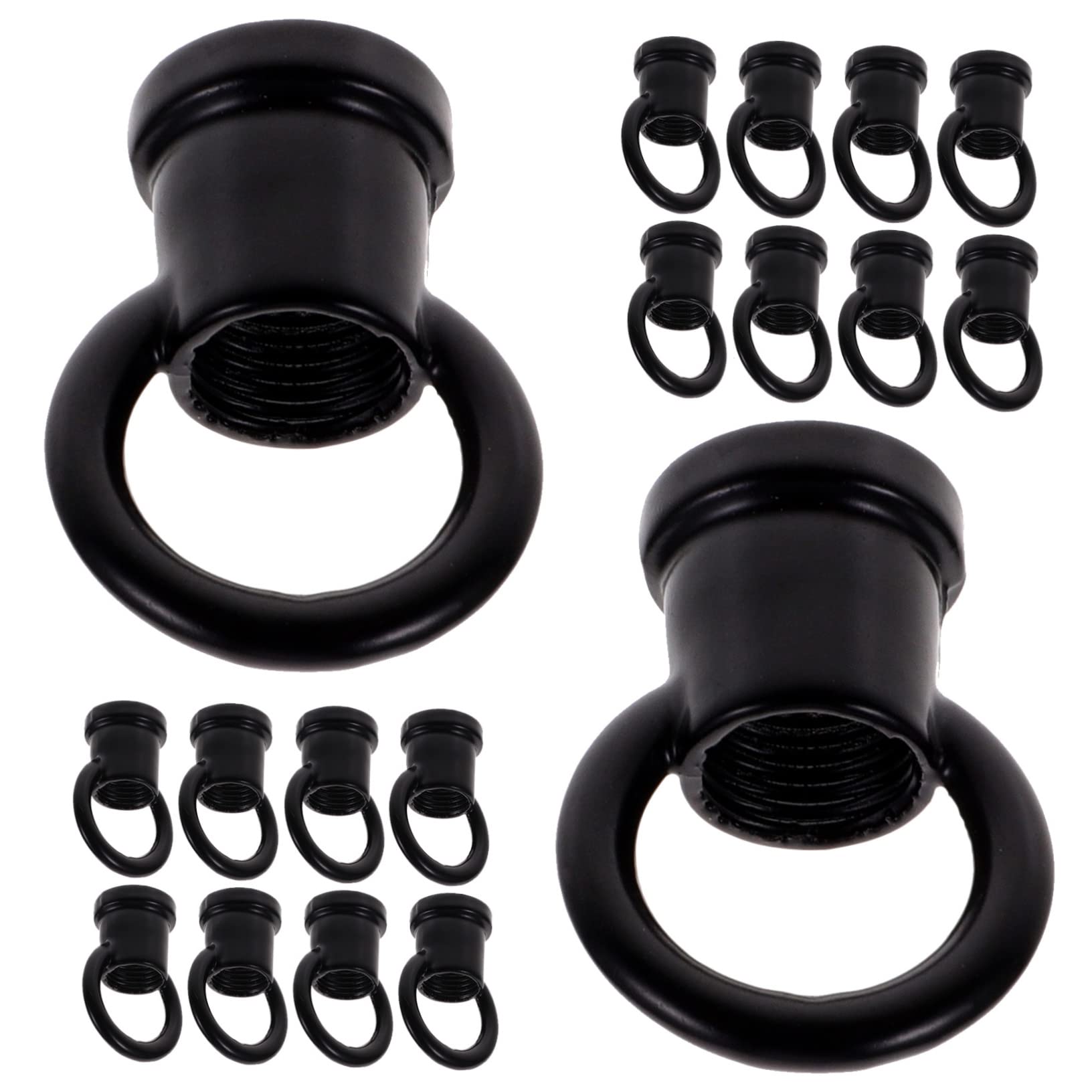 VILLCASE 20pcs Ceiling Hook for Pendant Light Heavy Duty Zinc Alloy Eye Bolt Hanging Ring Lighting Accessories