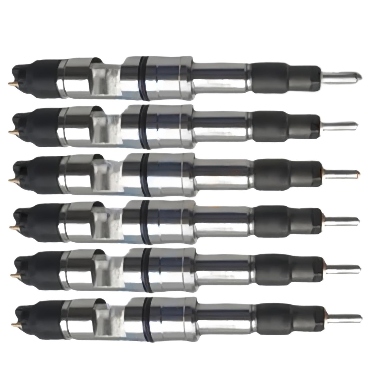 6 piezas 0445120389 inyector diésel de alta presión 0445 120 389 boquilla de motor 0 445 120 389, compatible con WEICHAI