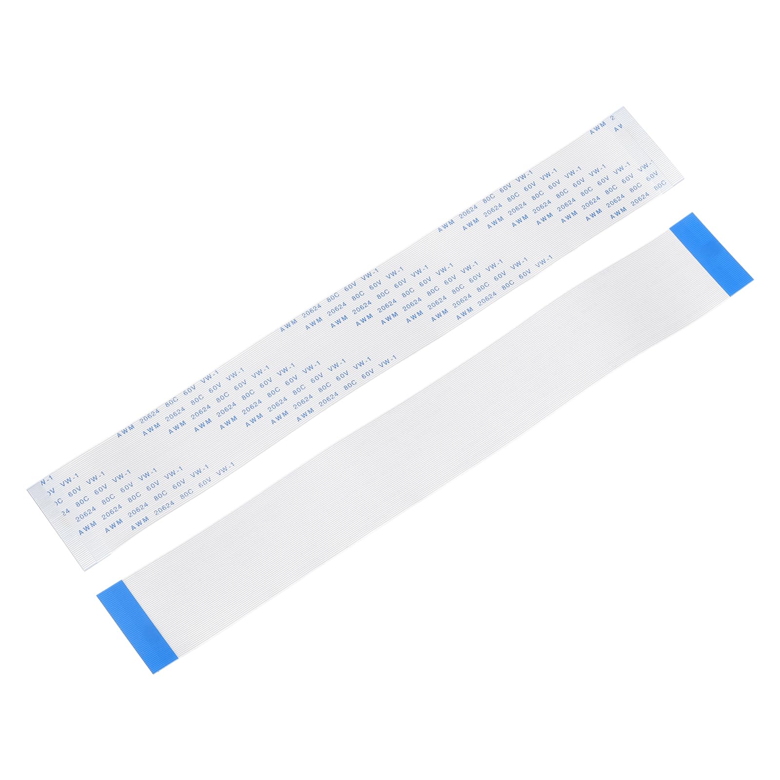 sourcing map 20Pcs FFC Flexible Flat Cable, 55 Pins 0.5 mm Pitch 200mm FPC FFC Flexible Ribbon Cable for LCD TV Car Audio DVD Player Laptop (A Type) โ image 1