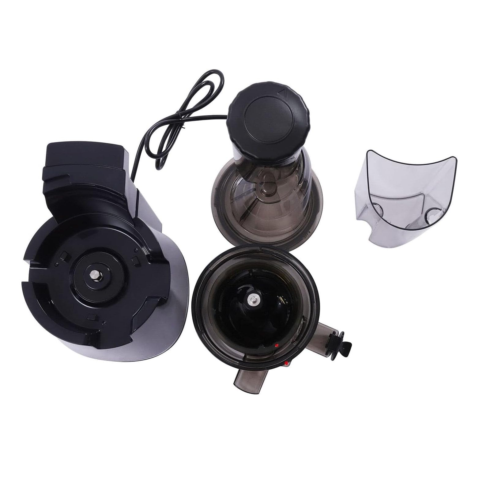 Extractor de Jugo 250W, Extractor de Jugo de Gran Calibre, Exprimidor Lento, Exprimidor Lento de Prensa en Frío, Exprimidor Centrífugo Compacto Antigoteo, Exprimidores Masticantes Eléctricos blue