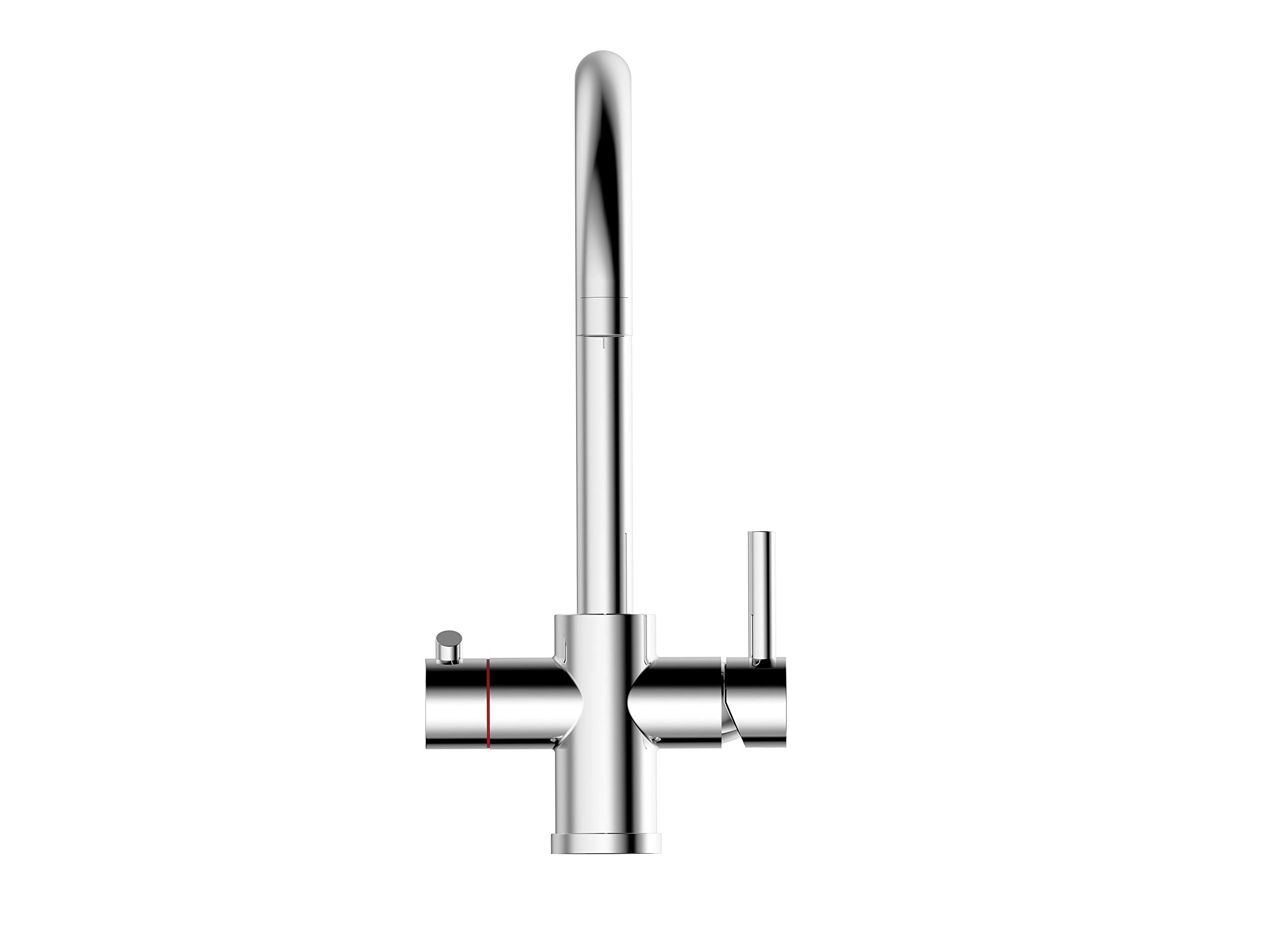 Thermoflow THERMOFLOW100R - Miscelatore per acqua da cucina, 5 litri, 220 V, in acciaio inox/bianco