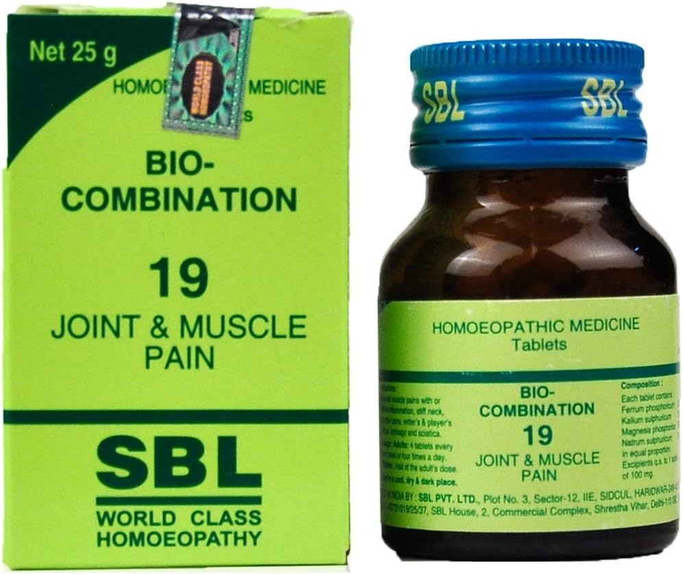 SBL Homeopathy Bio Combination Joint and Muscle Pain.(Pack of 2) Health & Household