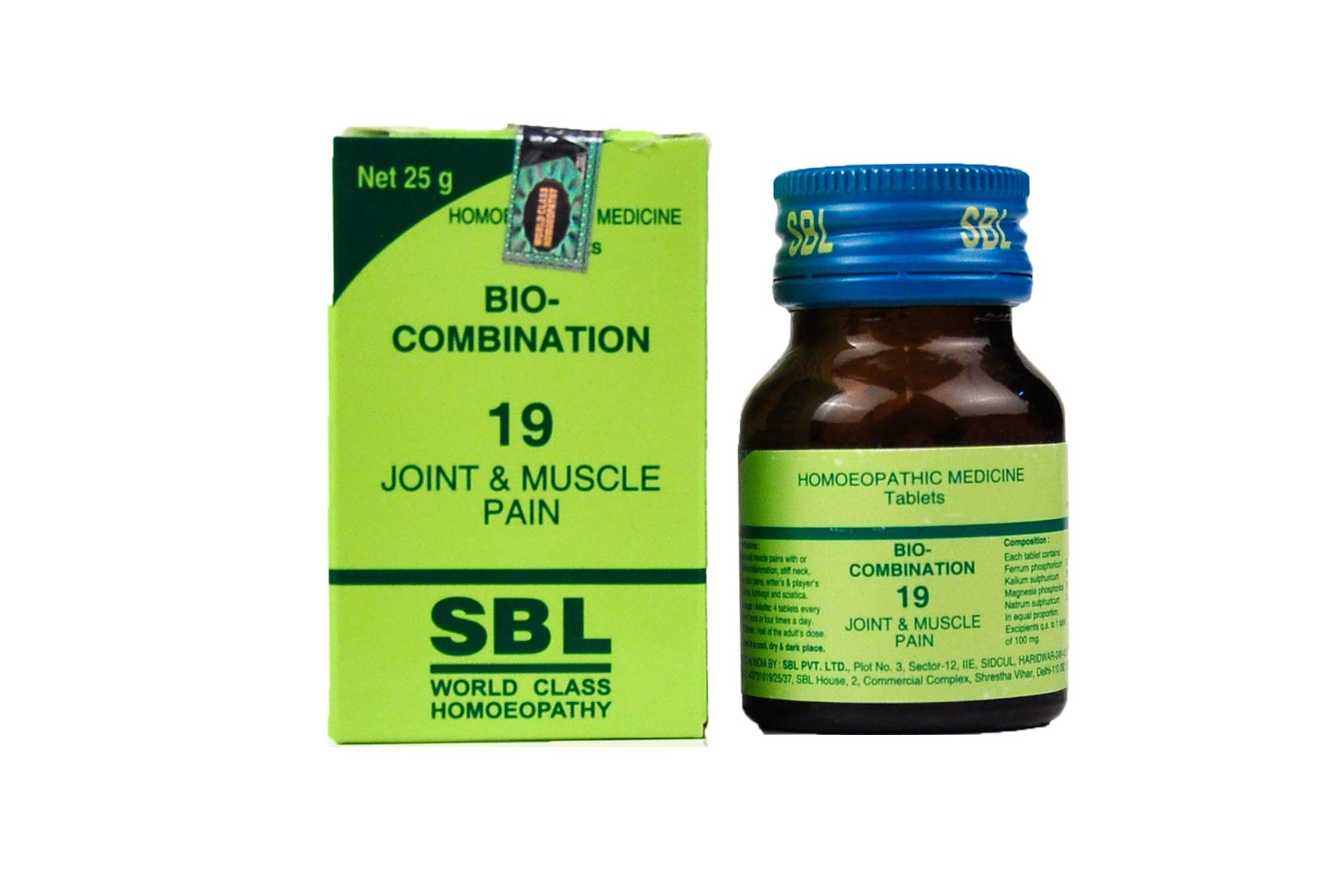 Kaxilu SBL Homeopathy Bio Combination Joint and Muscle Pain.(Pack of 2)