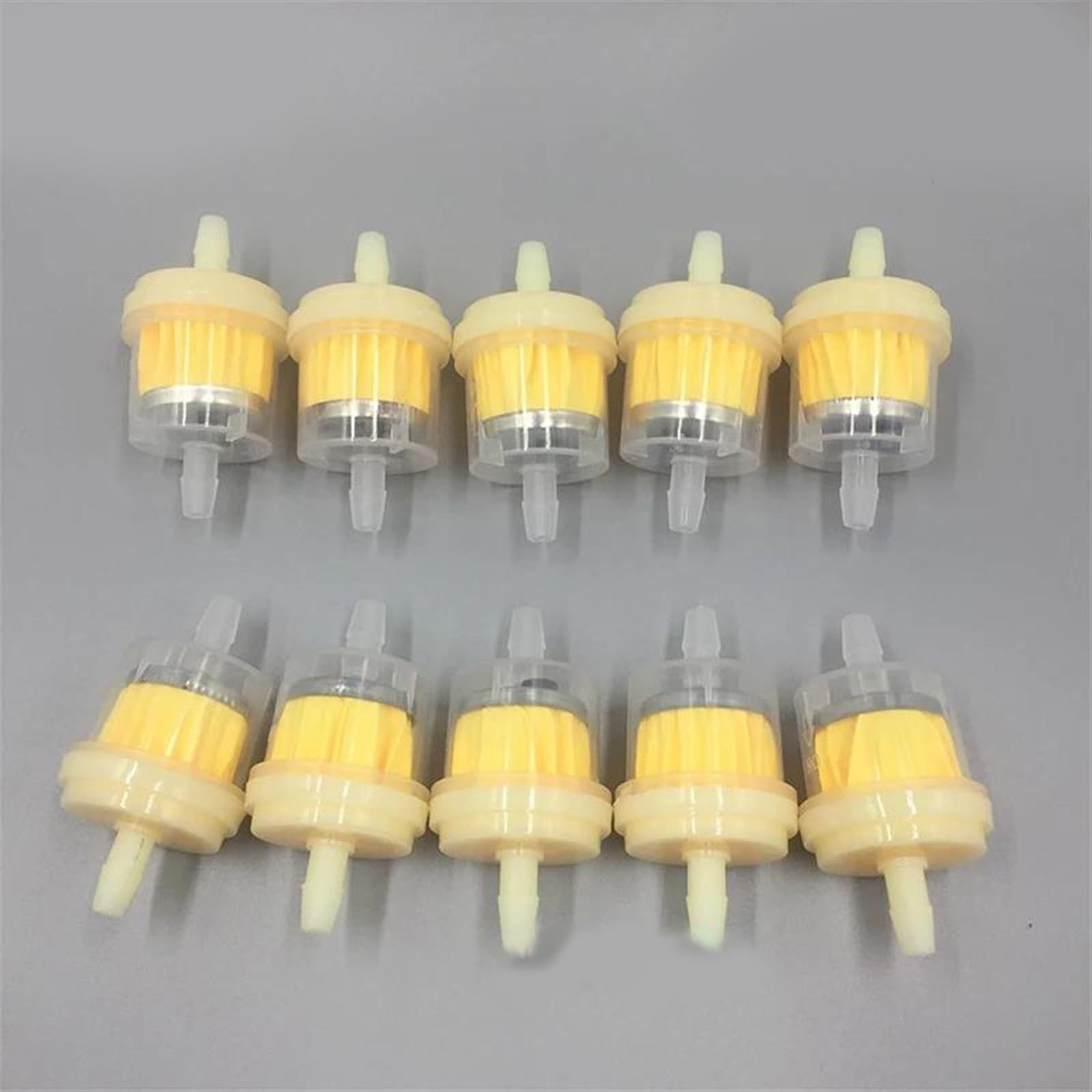 10 Unids/Lote Filtro De Aceite De Gasolina para Scooter Motocicleta Ciclomotor Dirt Bike ATV Filtro De Combustible para H&Arley
