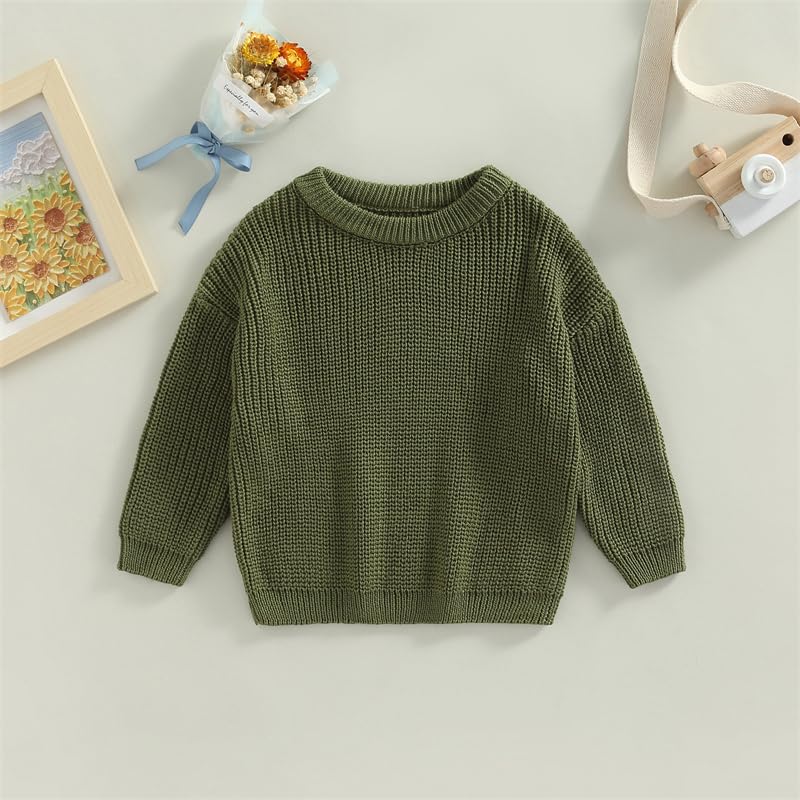 Toddler Baby Girl Boy Sweater Crewneck Knit Kids Pullover Sweatshirt Warm Infant Newborn Fall Winter Clothes2