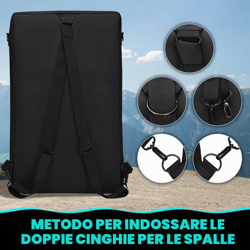 Meijunter DJ Controller Borsa da trasporto Compatibile con Pioneer DJ DDJ-SR2/DDJ-SR per Native Instruments Traktor Kontrol S4 Mk3 per Hercules DJ Control Inpulse 500 con tracolla