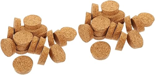 Miniatura 10 de STOBAZA 20 tapones de corcho para botellas de madera, con mensajes de deseos, madera de vidrio para champán, manualidades, decoración, fabricación