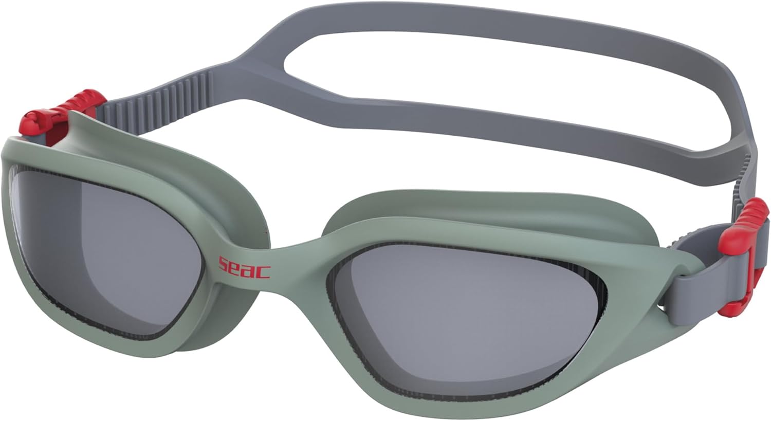 SEAC Mood, Swimming Goggles with Anti-Scratch and Anti-Fog Polycarbonate Lenses, Silicone Seals