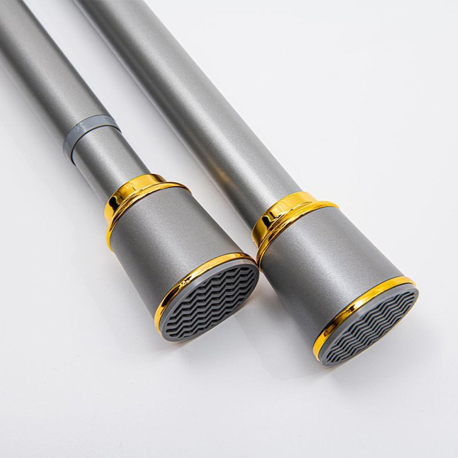GLDYTVF Adjustable No Drill Shower Curtain Rod 40-500 cm Tension Rod for Bathroom Bedroom Balcony - Versatile Room Divider Gray (0.4m-0.55m)