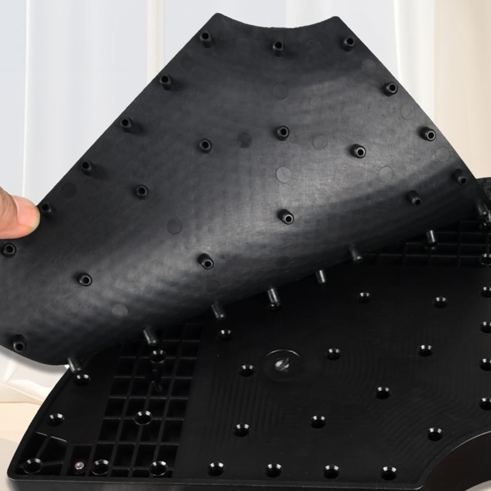 Piattaforma rotonda per lo spostamento di mobili, 40,5 cm, con maniglia di sollevamento, per tavoli e mobili, per lavori di trasloco interni