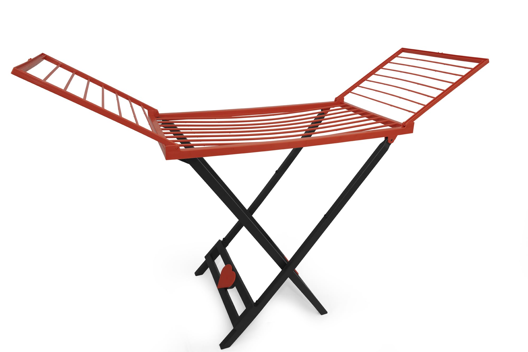 GIO'STYLE GioStyle Stendibiancheria Giosy | Arancione e Antracite | Pieghevole | Made in Italy | Ideale in Casa e all'Aperto | Realizzato in PP | Linea Love