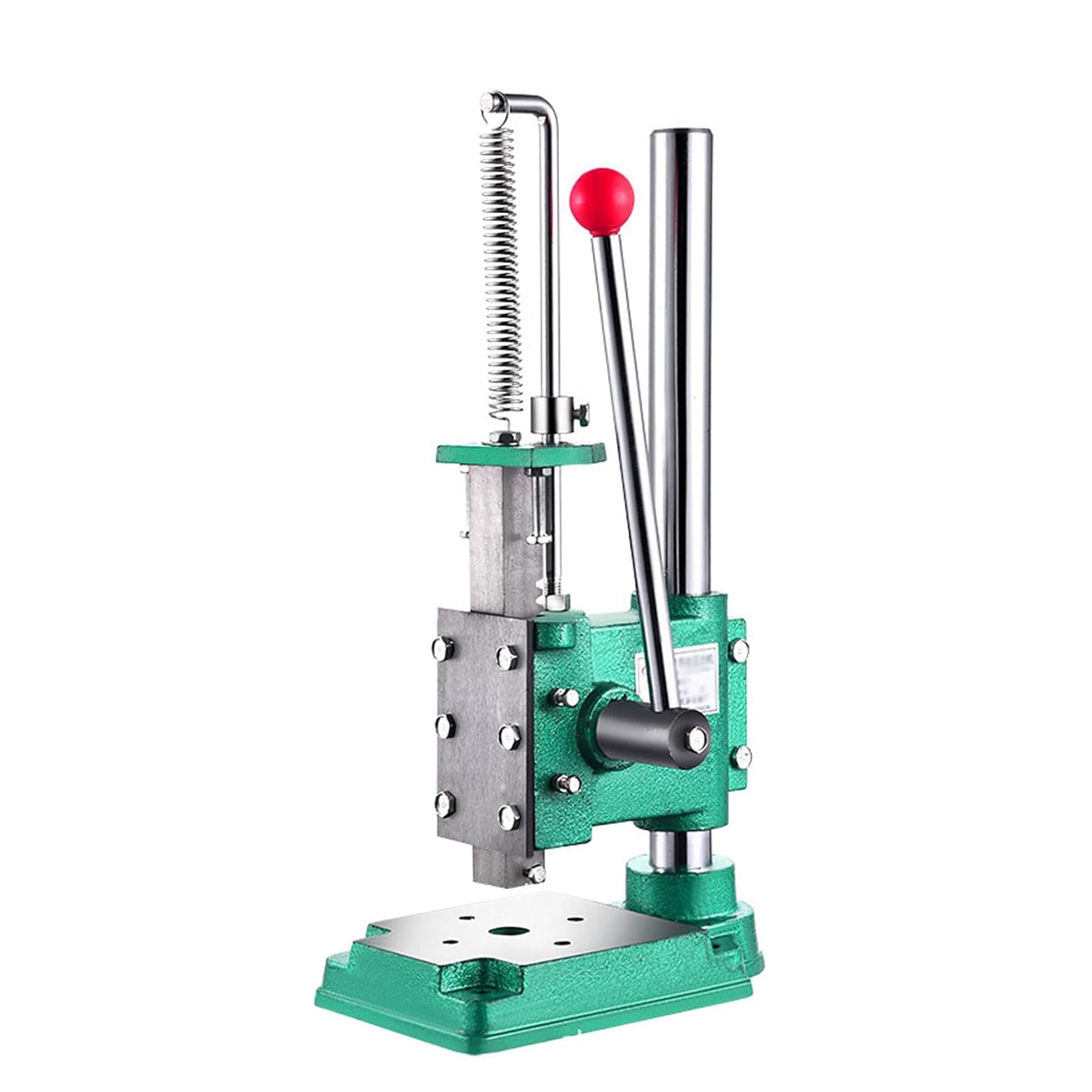 MiBoce Hand Punching Machine, Leather Hole Puncher, Slider Stroke 70mm, Die Head Hole Diameter 12.7mm, Feed Hole Diameter 27mm, Forming Pressing Punch Tools, For Diy Leather Craft