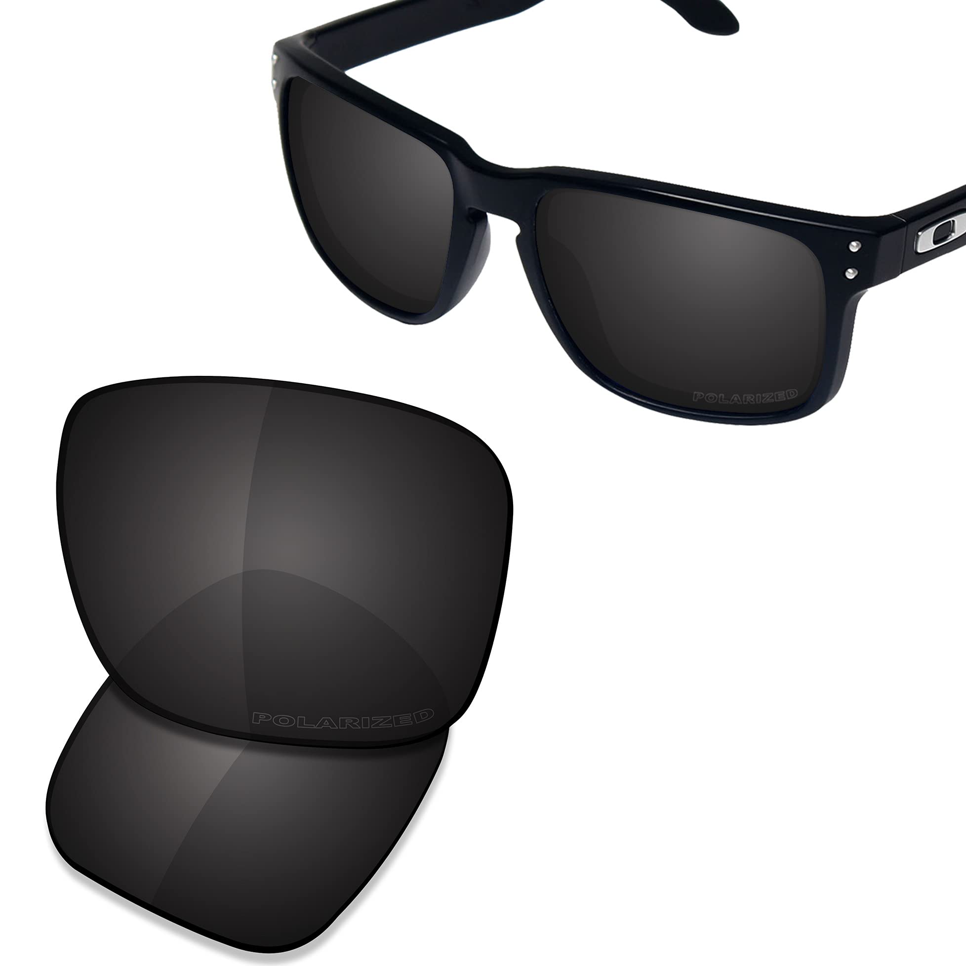 Saucer Lentilles de rechange de qualité supérieure et tournevis H20 et embouts de nez pour lunettes de soleil Oakley Holbrook Metal OO4123