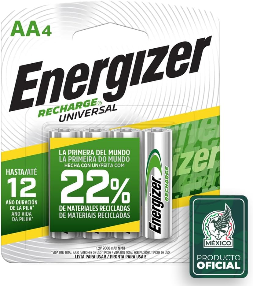Rechargeable Power Plus AA Batteries Pack of 4