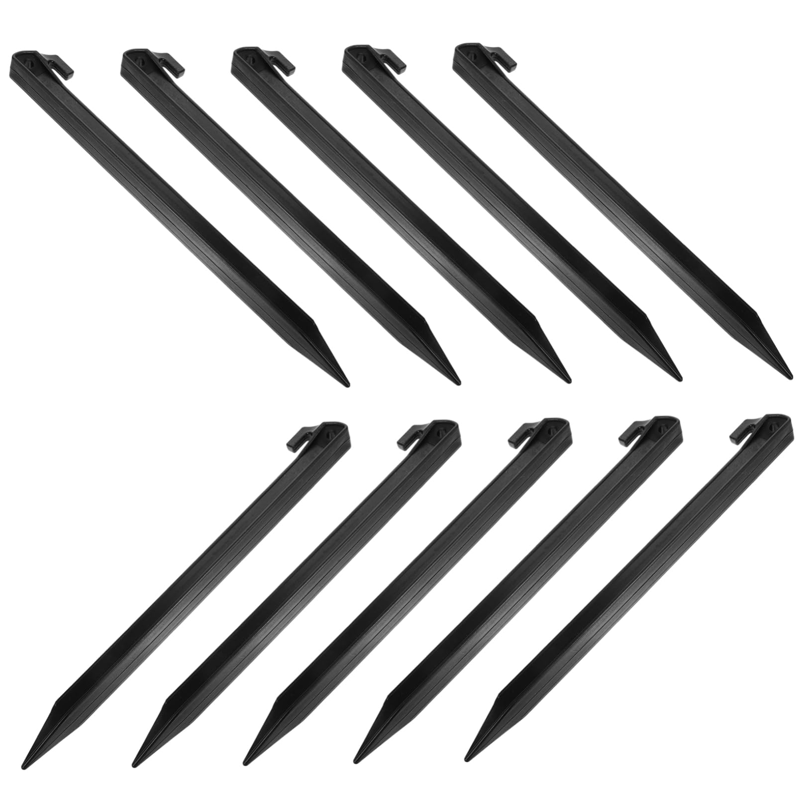INOOMP 30pièces Piquets De Tente Plastique pour Camping Fixation Tarp Accessoires De Plein Air pour Sol Difficile Et Tentes