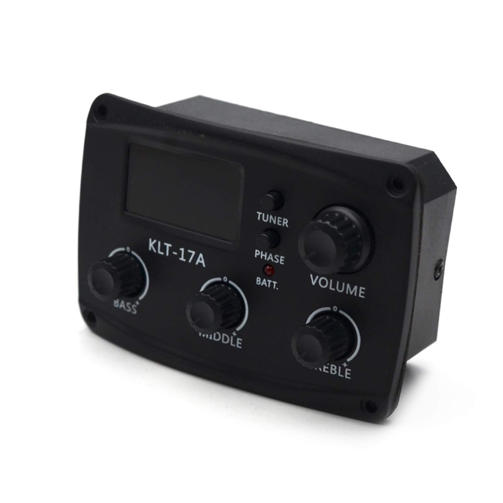Pickup Preamplificatore EQ Acoustic Guitar con Sintonizzatore di Lavorazione Digitale Tuner 3-Band EQ Equalizer con Tuner Pickup per Chitarra