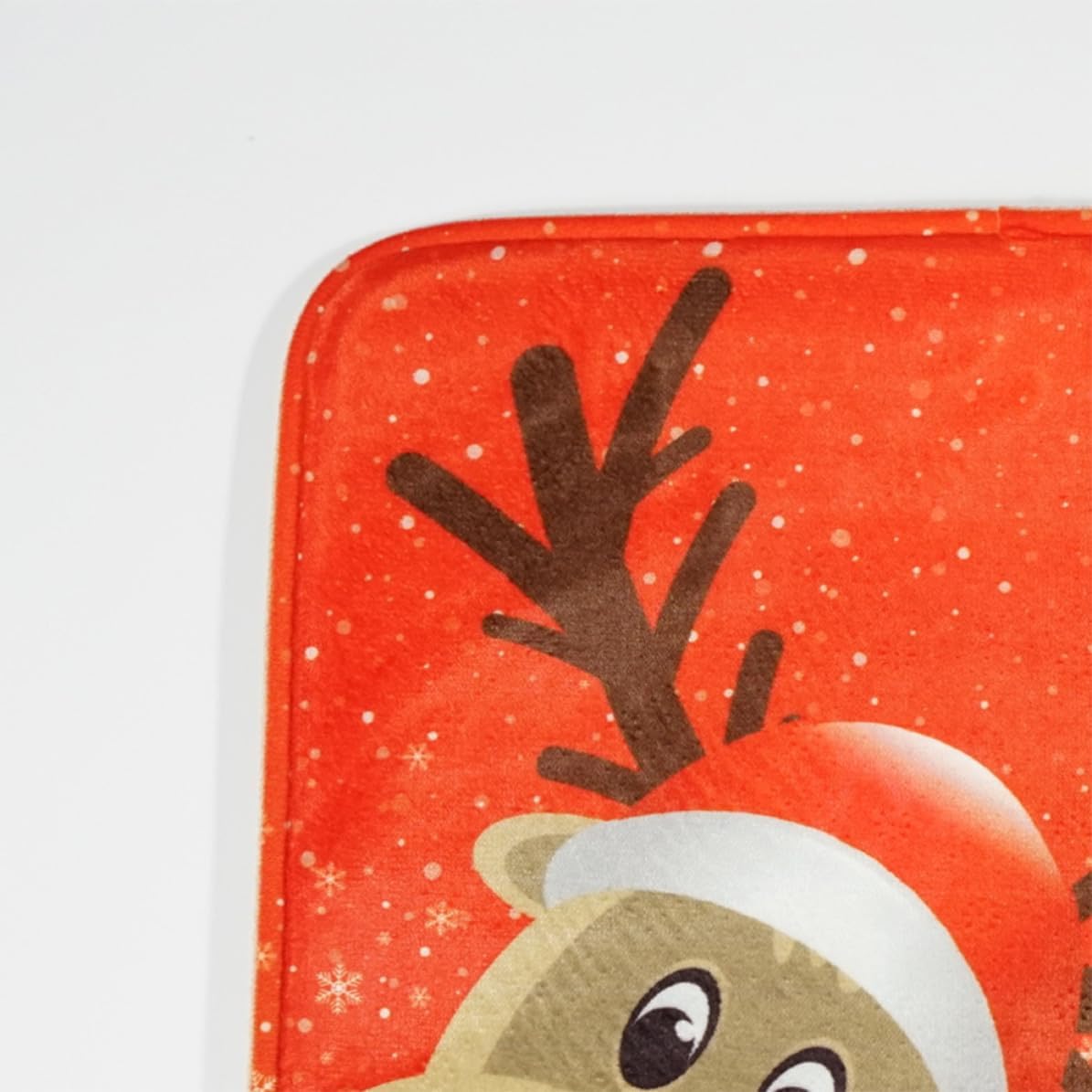 Mikinona Xmas Memory Chair Cushion Decorative Elk Flannel Memory Foam