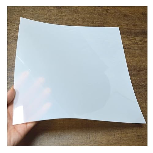 Miniatura 7 de BANLTRE 12 hojas de lámina de Mylar de 7.5 mil, 12 x 12 pulgadas, lámina de PET translúcida lechosa en blanco para hacer plantillas para máquinas de