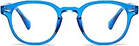 Vista 8 de AIEYEZO Retro Computer Blue Light Blocking Glasses for Men Women Fashion Round Computer Gaming Glasses
